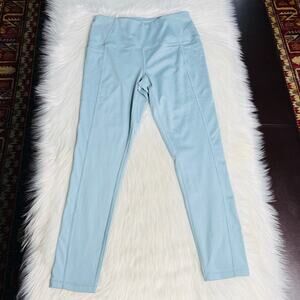 32 Degrees Blue Side Pocket Full Length Leggings